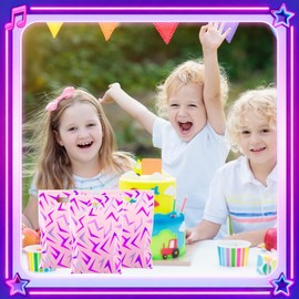 Eccliy 30 Pcs Kpop Birthday Party Favor Bags Kpop Themed Goodie Gift Bags with Handles Birthday Party Supplies