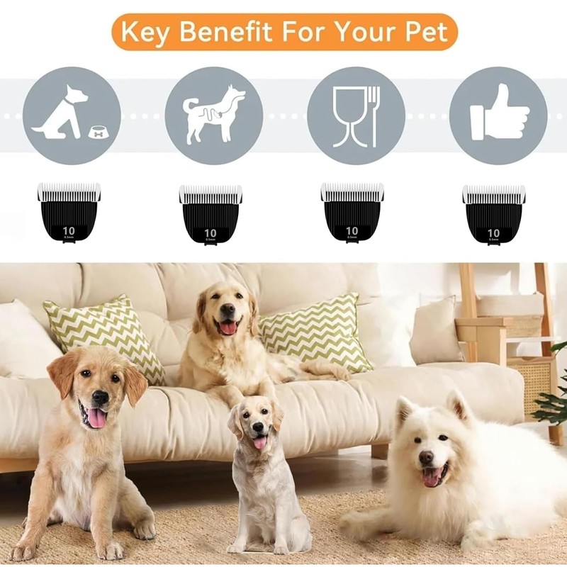 TGSBHIO 3PCS Replacement Blade for nebot P1 Pro Pet Grooming