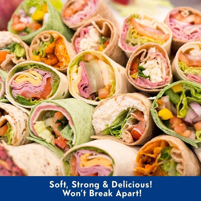 Toufayan Tortilla Wraps Bread Mediterranean Classic Plain 3 Packs Kosher