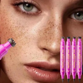Waterproof Natural Freckle Pen, Long-Lasting No Smudge, Fine Tip Easy Application, Realistic Freckles Makeup, Perfect for Daily Wear:_Multi-color_CL2504-F2