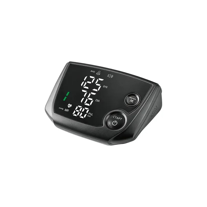 Tensiómetro Digital Con Usb, En Español, Color Negro Brazo Negro