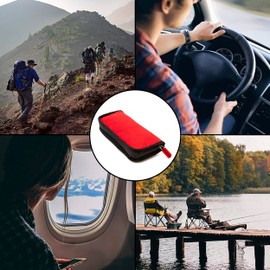 CASEMATIX Travel Case for Contact Lenses Fits 24 Daily Disposable Contacts in a Compact Left and Right Sided Storage Case with Insulation - Includes Daily Contact Lens Case Only