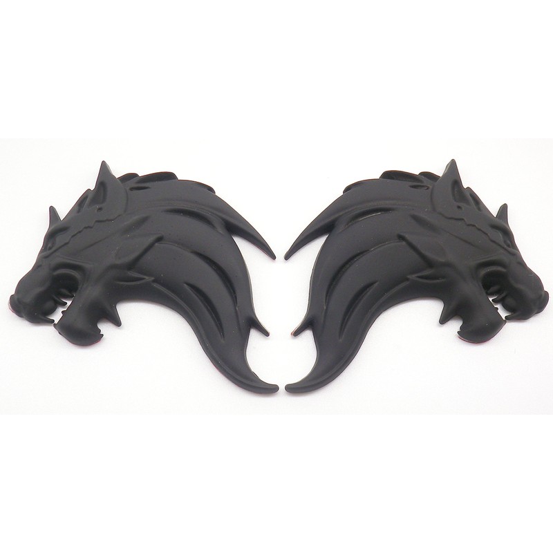 3D 3D Sticker Wolf Wolf Emblem Metal Left Right Easy