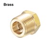 sourcing map Brass Pipe Fitting Reducer Adapter 3/8" NPT Male