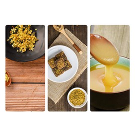 TooGet Fragrant Osmanthus Fragrans Herb Loose Leaf Tea 100% Natural Dried Osmanthus Flower Herbal Tea - 2 OZ