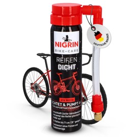 Nigrin, Schiuma ripara-fori per copertoni bici, 75 ml