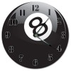 EasySells 10.5" 8 Ball Pool Clock - Large 10.5" Wall