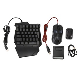 RGB Keyboard and Converter Set, Gaming Keyboard Converter for Android, Plug and Play, Compatible with Mobile