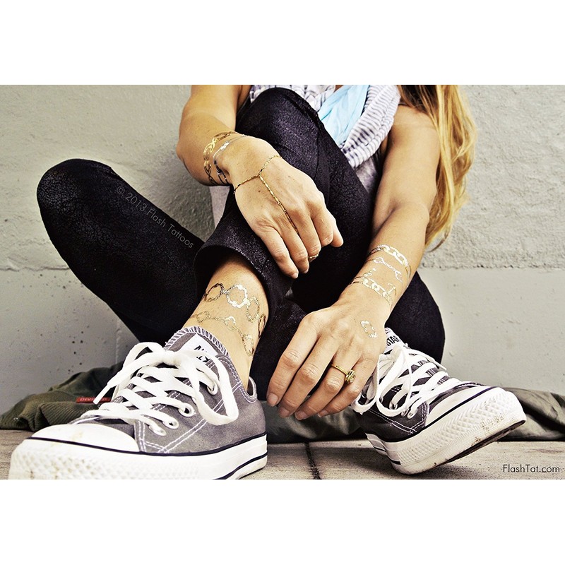 Original FLASH TATTOOS – The popular gold tattoos from the