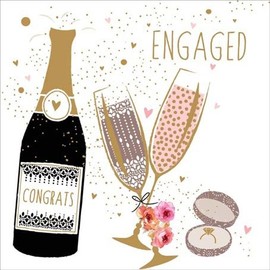 Jaz & Baz cards by Sara Miller - Engagement Card - Engaged #JB203