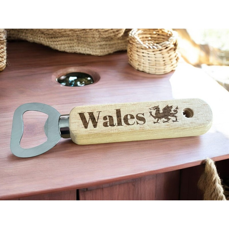 Ashton and Finch Wooden Welsh Bottle Opener – Welsh Gift