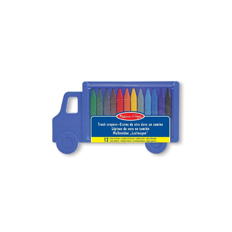Melissa & Doug Truck Crayon Set