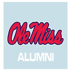 Craftique Mississippi Decal (OLE MISS ALUMNI DECAL (5"), 5 in)