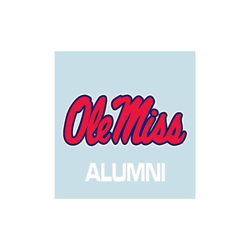 Craftique Mississippi Decal (OLE MISS ALUMNI DECAL (5"), 5 in)