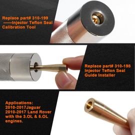 Fuel Injector Seal Install Tools 310-199 310-198 for Jaguar/Land Rover 3.0L/5.0L Engines to Replace The Fuel Injector Teflon Seals