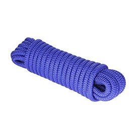 Extreme Max 3008.0273 16-Strand Diamond Braid Utility Rope - 3/8" x 25', Blue
