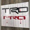 Advanced Trims Matte BLACK / RED Tailgate Letters for TACOMA
