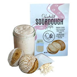 Dehydrated Sourdough Starter by Made With Loave | INCLUDES Recipe | Failproof & Beginner Friendly | As Seen On TikTok | 5g