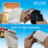 REALFINE Glasses Cleaning Cloths，100% Safe for All Eyeglass, Camera Lens