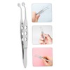 Ipetboom Gland Massage Tweezers Eye Remover Tool Eyelid Tweezers Round
