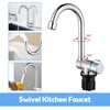 Folding Kitchen Faucets Polish Chrome Single Handle Basin Mixer Tap