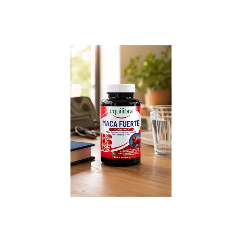Maca Fuerte Equilibra 90 Tabs Energía Cansancio - Vegano