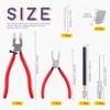 Swpeet 9Pcs Glass Cutter Tool Kit, Breaker Grozer Pliers and