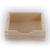 WooDeeDoo Plain Wooden Napkin Holder | 192x192x55 | For Kichen
