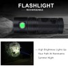 Ultra Light Portable Waterproof Rechargeable LED Flashlight Mini Torch with