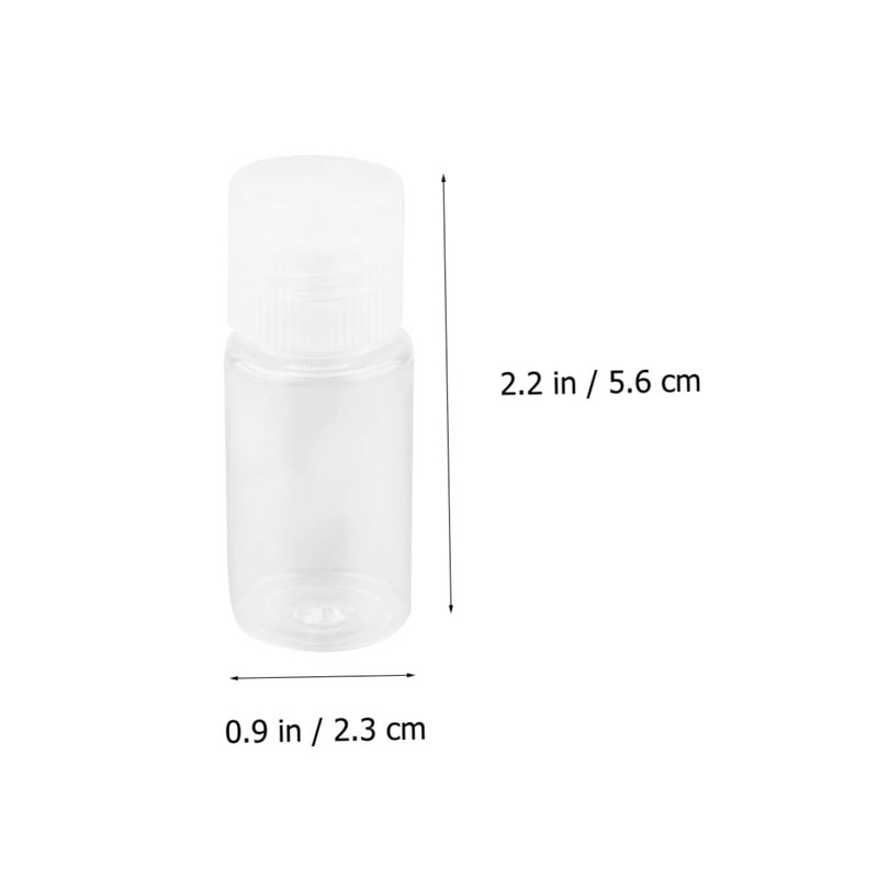 Ipetboom 24 Pack Travel Toiletry Bottles Compliant Flip Top Lotion