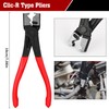TOOLEAGUE 5Pcs Joint CV Boot Clamp Pliers Set,Hose Clamp and