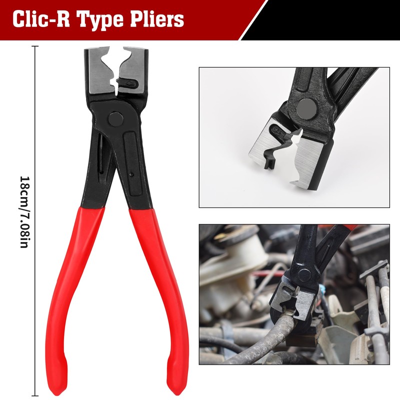 TOOLEAGUE 5Pcs Joint CV Boot Clamp Pliers Set,Hose Clamp and