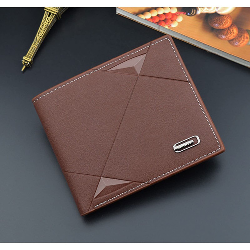FuninCrea Men's Slim Leather Multi Slot Wallets Wallets for Men