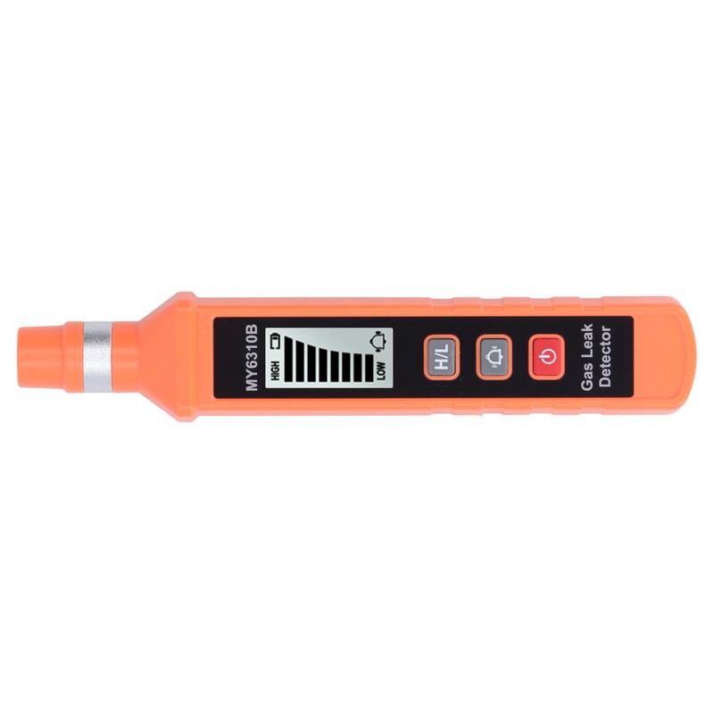 Gas Leak Detector Audible Visual Vibrate Alarm Sensitive LCD Display