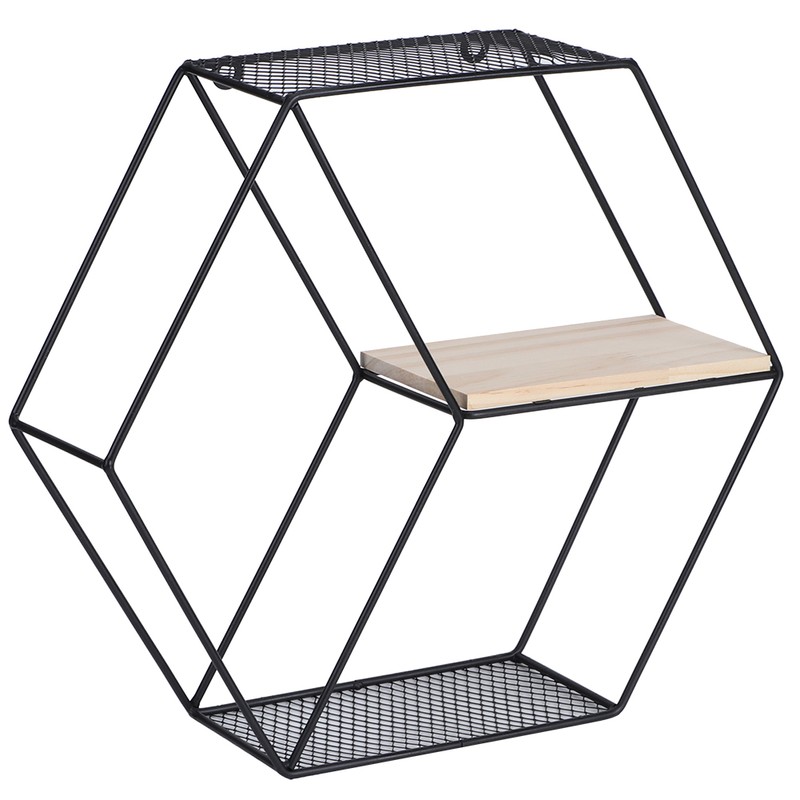 Nordic Style Floating Wall Storage Shelf Living Room Display Rack