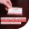 XFasten Self-Sealing Laminating Pouches Business Card Size, 9.5 Mil and
