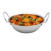 Kosma Set of 4 Stainless Steel Serving Balti Dish -