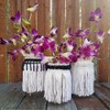 5 yards of 2" Metallic Chainette Fringe Trim Magenta