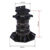 Wiltec Stilt Bearing for Patios, 2700 kg, 140-210 mm, Height-Adjustable