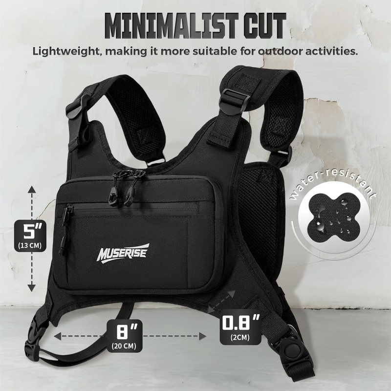 Minimalist Chest Bag For Men and Women, Chest Bag Vest