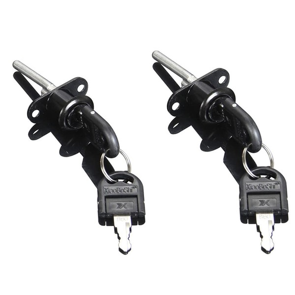 2 Pieces Security Drawer Locks, 19mm Zinc Alloy Filing Cabinets