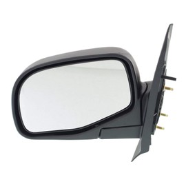Mirror Compatible with 2001-2005 Ford Explorer Sport Trac Manual Manual Folding Textured Black Driver Side