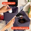BELLA Single Serve Coffee Maker, K Cup & Coffee Ground