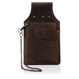 Leather Waiter Set Waiter's Holster + Waiter's Wallet (182A) Wallet Holster Bag Brown, brown, money belt