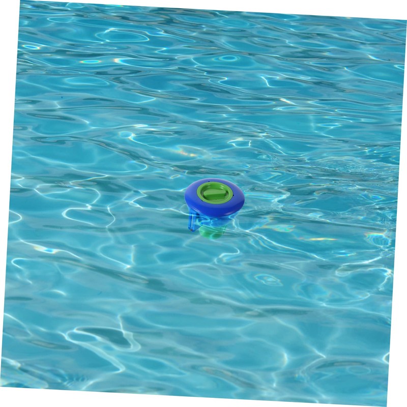 Totority Floating Chemical Dispenser with Thermometer Tabs Dispenser for Swimming