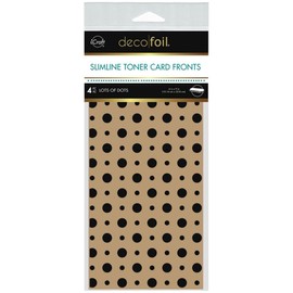 Deco Foil Kraft Toner Sheets 4"x 9" 4 Pack - Lots of Dots