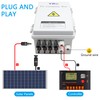 YAODHAOD Solar Connector 2 Pairs, IP65 Waterproof Male/Female Solar Power