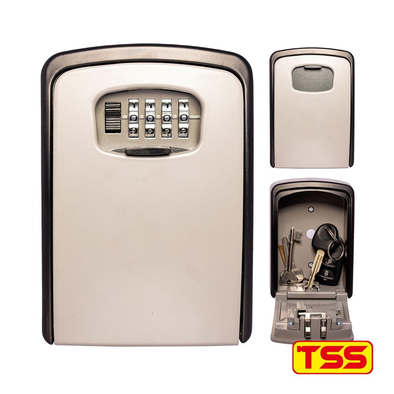 TSS Extra Large Wall Mounted Key Safe Lock Box- 4