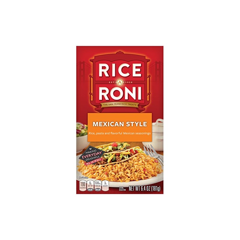 Rice-A-Roni Mexican Style 6.4 OZ (12 Pack)