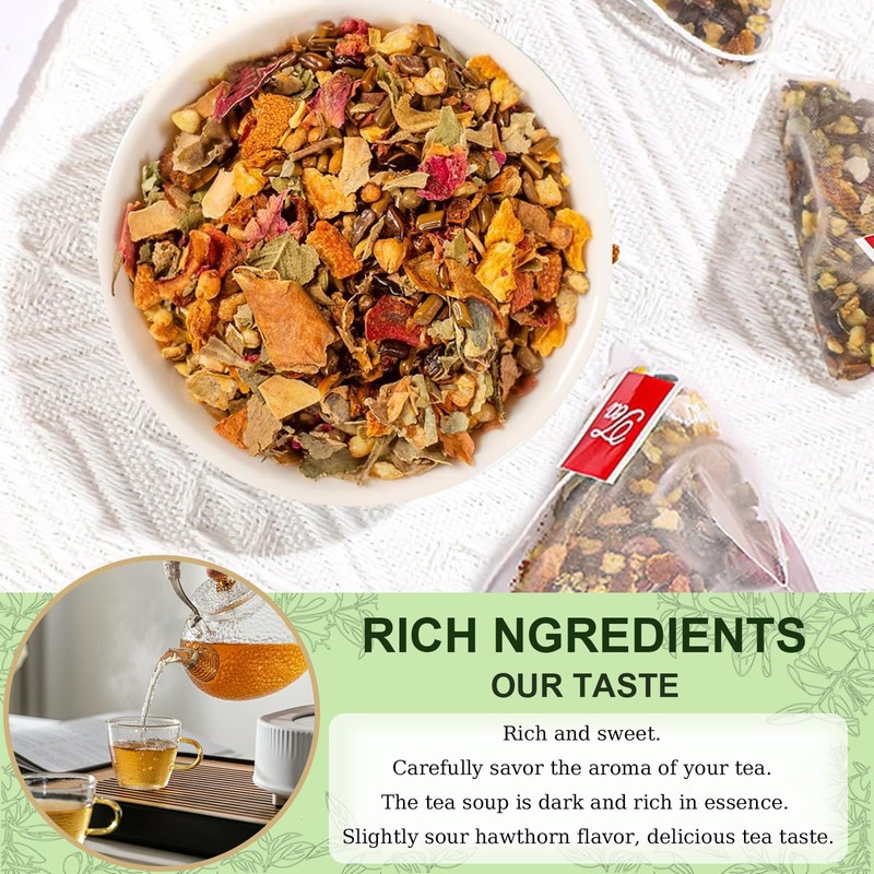 20 Bags Oil Cleansing Tea, Oil Reducing Tea for Liver,